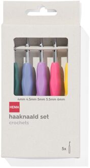 Hema Haaknaalden 4+4.5+5+5.5+6 - 5 stuks