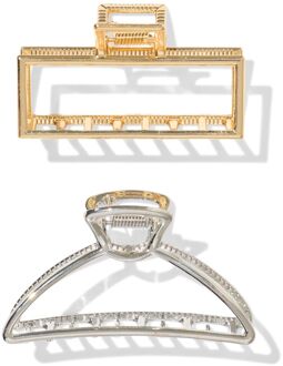 Hema Haarklem 8cm goud - 2 stuks
