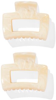 Hema Haarklemmen 5 cm - 2 stuks marmer