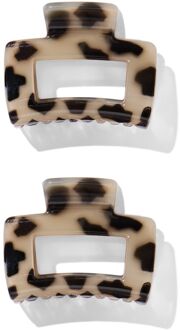Hema Haarklemmen 5 cm - 2 stuks tortoise
