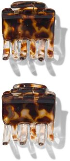 Hema Haarklemmen schildpad 4cm - 2 stuks