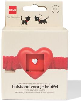 Hema Halsband voor knuffel Takkie en Siepie met stemrecorder