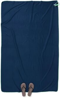 Hema Handdoek microvezel 110x175cm (donkerblauw)