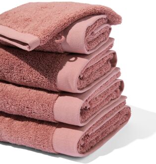 Hema Handdoeken - hotel extra zacht donkerroze (donkerroze) - 70x140