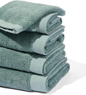 Hema Handdoeken - hotel extra zacht zeegroen (zeegroen) - 70x140