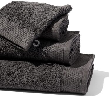 Hema Handdoeken - hotel extra zwaar donkergrijs (donkergrijs) - 5290059