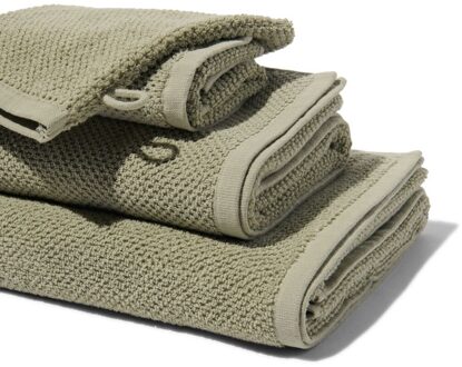Hema Handdoeken tweedekans recycled katoen lichtgroen (lichtgroen)