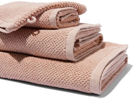 Hema Handdoeken tweedekans recycled katoen lichtroze (lichtroze) - 5202238