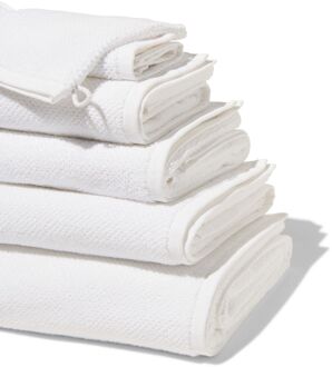 Hema Handdoeken Tweedekans Recycled Katoen Wit (wit)
