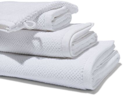 Hema Handdoeken tweedekans recycled katoen wit (wit)