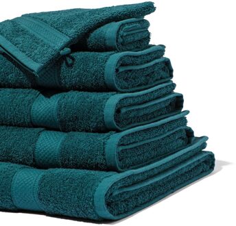 Hema Handdoeken - zware kwaliteit donkergroen (donkergroen) - 60x110