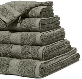 Hema Handdoeken - zware kwaliteit legergroen (legergroen)