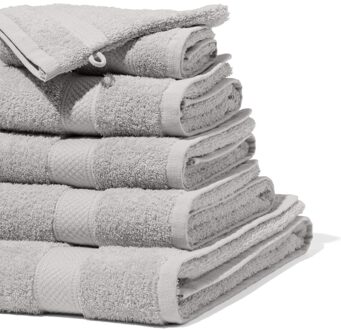 Hema Handdoeken - zware kwaliteit lichtgrijs (lichtgrijs) - 50x100