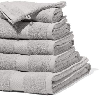 Hema Handdoeken - zware kwaliteit lichtgrijs (lichtgrijs) - 60x110