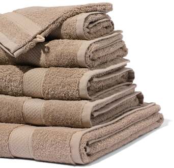 Hema Handdoeken - zware kwaliteit taupe (taupe)