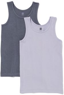Hema Hemd 2-pak grijs (grijs) - 122/128