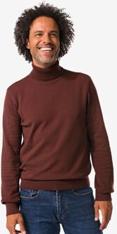 Hema Heren coltrui Marco donkerbruin (donkerbruin) - XL