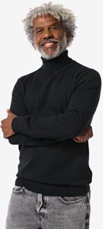 Hema Heren coltrui zwart (zwart) - L