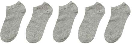 Hema Heren enkelsokken - 5 paar grijs (grijs) - 43/46