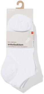 Hema Heren enkelsokken - 5 paar wit (wit) - 47/48