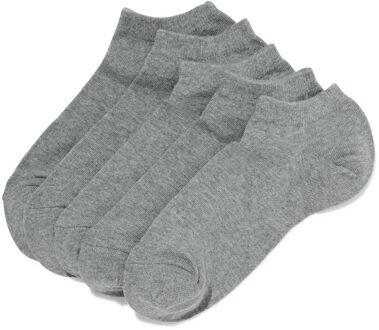 Hema Heren enkelsokken - 5 paar zwart (zwart) - 35/38