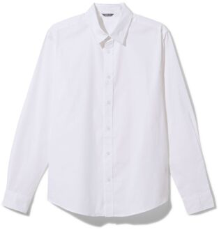 Hema Heren Overhemd Katoen Met Stretch Wit (wit) - L