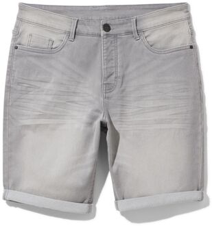 Hema Heren short jogdenim grijs (grijs) - 32