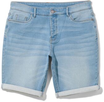 Hema Heren short jogdenim lichtblauw (lichtblauw) - 34