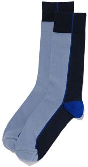 Hema Heren Sokken Met Katoen Blauw (blauw) - 39/42