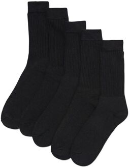 Hema Heren sportsokken - 5 paar zwart (zwart)