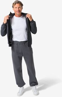 Hema Heren sweatbroek Carlson donkergrijs (donkergrijs)