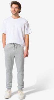 Hema Heren sweatbroek grijsmelange (grijsmelange) - XL