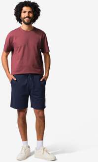 Hema Heren sweatshort donkerblauw (donkerblauw)