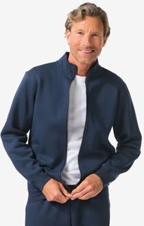 Hema Heren sweatvest Nielson donkerblauw (donkerblauw) - XL