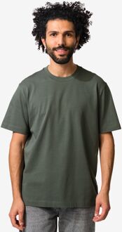 Hema Heren T-shirt Elias regular fit grijs (grijs) - XXL
