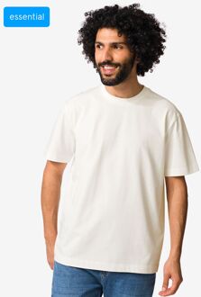 Hema Heren T-shirt Elias relaxed fit gebroken wit (gebroken wit) - M