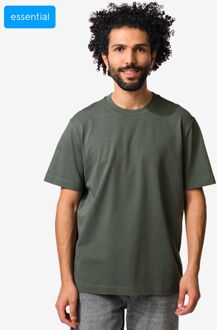 Hema Heren T-shirt Elias relaxed fit grijs (grijs) - XS