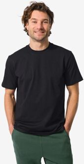Hema Heren T-shirt Elias relaxed fit zwart (zwart) - XS