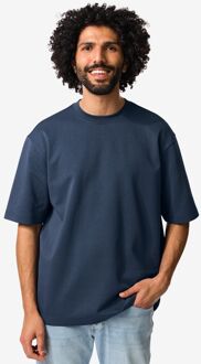 Hema Heren T-shirt Job donkerblauw (donkerblauw) - L