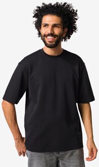 Hema Heren T-shirt Job oversized fit zwart (zwart) - XXL