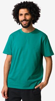 Hema Heren T-shirt regular fit lichtgroen (lichtgroen) - XL