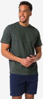 Hema Heren T-shirt regular grijs (grijs) - XL