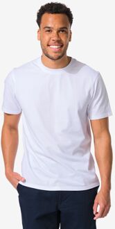 Hema Heren T-shirt regular wit (wit) - XXL