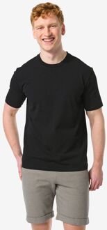 Hema Heren T-shirt Relaxed Fit Donkergrijs (donkergrijs) - XL