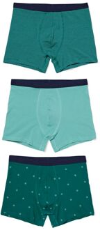 Hema Herenboxer strepen - 3 stuks groen (groen) - L