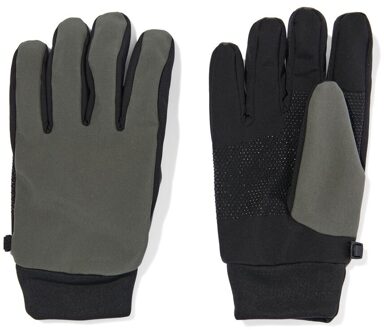 Hema Herenhandschoenen met touchscreen donkergroen (donkergroen) - S