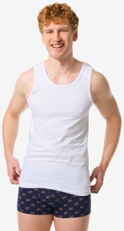 Hema Herenhemden perfect comfort naadloos - 2 stuks wit (wit) - XXL