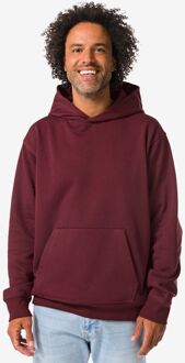 Hema Herenhoodie Maarten donkerrood (donkerrood) - S