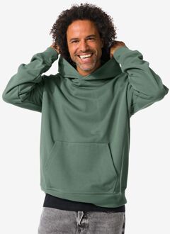 Hema Herenhoodie Maarten oversized middengroen (middengroen) - S