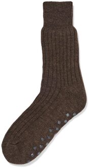 Hema Herenhuissokken fleece donkerbruin (donkerbruin) - 39/42